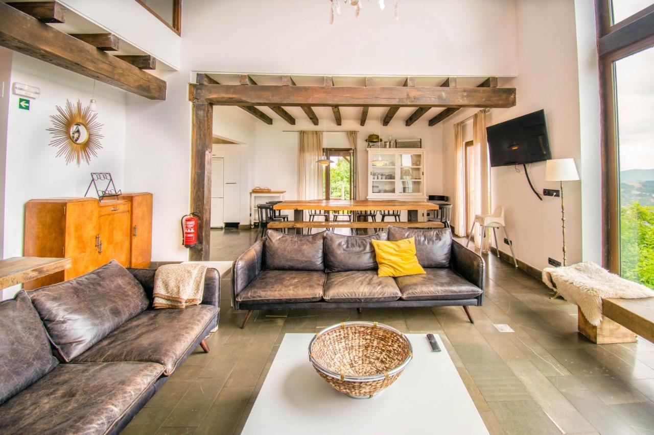 Behin Batean, Espectacular Casa Rural En Pleno Corazon Del Valle Baztan Ziga Exterior photo