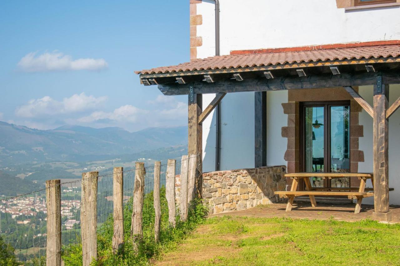 Behin Batean, Espectacular Casa Rural En Pleno Corazon Del Valle Baztan Ziga Exterior photo