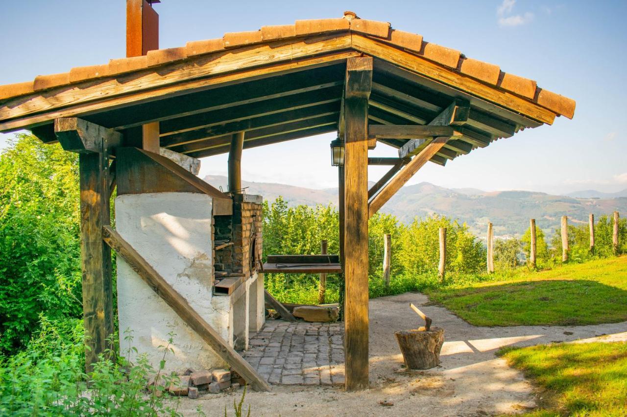Behin Batean, Espectacular Casa Rural En Pleno Corazon Del Valle Baztan Ziga Exterior photo